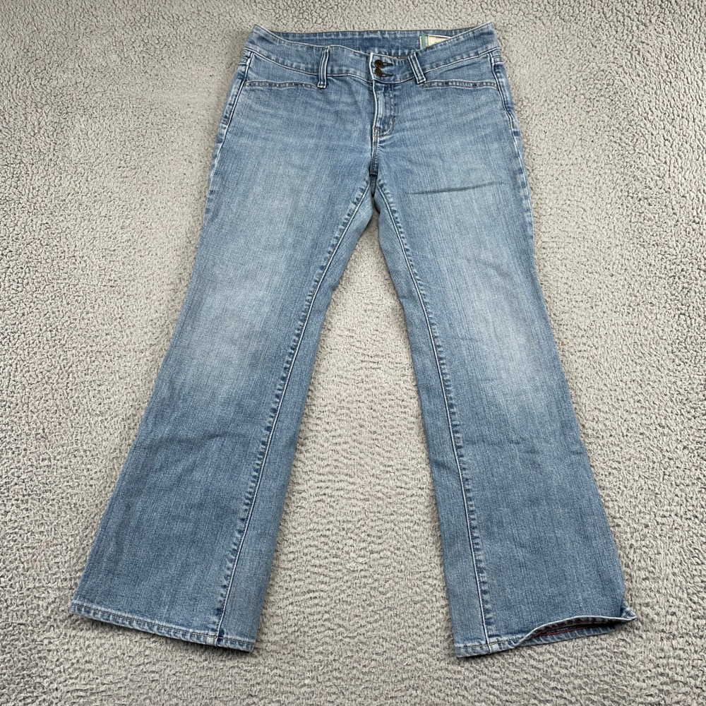 Y2K Gap Jeans Womens 8 Blue Curvy Stretch Light Wash Bootcut Denim Casual